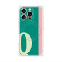 プレミアムスクエアケース with MagSafe［ オリジナル - initial color line - Q green ］