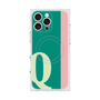 プレミアムスクエアケース with MagSafe［ オリジナル - initial color line - Q green ］