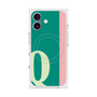 プレミアムスクエアケース with MagSafe［ オリジナル - initial color line - Q green ］