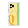 プレミアムスクエアケース with MagSafe［ オリジナル - initial color line - Q yellow ］
