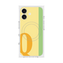 プレミアムスクエアケース with MagSafe［ オリジナル - initial color line - Q yellow ］