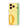 プレミアムスクエアケース with MagSafe［ オリジナル - initial color line - Q yellow ］