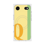 プレミアムスクエアケース with MagSafe［ オリジナル - initial color line - Q yellow ］