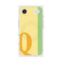 プレミアムスクエアケース with MagSafe［ オリジナル - initial color line - Q yellow ］