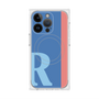 プレミアムスクエアケース with MagSafe［ オリジナル - initial color line - R blue ］