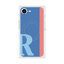 プレミアムスクエアケース with MagSafe［ オリジナル - initial color line - R blue ］