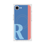 プレミアムスクエアケース with MagSafe［ オリジナル - initial color line - R blue ］