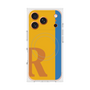 プレミアムスクエアケース with MagSafe［ オリジナル - initial color line - R orange ］