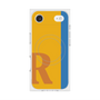 プレミアムスクエアケース with MagSafe［ オリジナル - initial color line - R orange ］