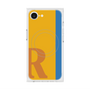 プレミアムスクエアケース with MagSafe［ オリジナル - initial color line - R orange ］