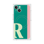 プレミアムスクエアケース with MagSafe［ オリジナル - initial color line - R green ］