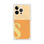 プレミアムスクエアケース with MagSafe［ オリジナル - initial two tone - S orange ］