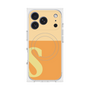 プレミアムスクエアケース with MagSafe［ オリジナル - initial two tone - S orange ］