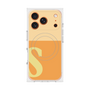 プレミアムスクエアケース with MagSafe［ オリジナル - initial two tone - S orange ］