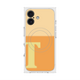 プレミアムスクエアケース with MagSafe［ オリジナル - initial two tone - T orange ］