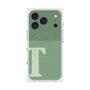 プレミアムスクエアケース with MagSafe［ オリジナル - initial two tone - T green ］