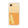 プレミアムスクエアケース with MagSafe［ オリジナル - initial two tone - A orange ］