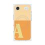 プレミアムスクエアケース with MagSafe［ オリジナル - initial two tone - A orange ］