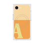 プレミアムスクエアケース with MagSafe［ オリジナル - initial two tone - A orange ］