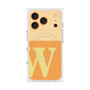 プレミアムスクエアケース with MagSafe［ オリジナル - initial two tone - W orange ］