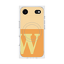 プレミアムスクエアケース with MagSafe［ オリジナル - initial two tone - W orange ］