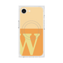 プレミアムスクエアケース with MagSafe［ オリジナル - initial two tone - W orange ］