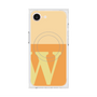 プレミアムスクエアケース with MagSafe［ オリジナル - initial two tone - W orange ］