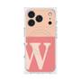 プレミアムスクエアケース with MagSafe［ オリジナル - initial two tone - W pink ］