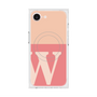 プレミアムスクエアケース with MagSafe［ オリジナル - initial two tone - W pink ］