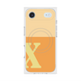 プレミアムスクエアケース with MagSafe［ オリジナル - initial two tone - X orange ］