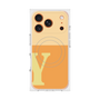 プレミアムスクエアケース with MagSafe［ オリジナル - initial two tone - Y orange ］