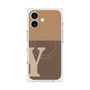 プレミアムスクエアケース with MagSafe［ オリジナル - initial two tone - Y brown ］