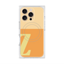 プレミアムスクエアケース with MagSafe［ オリジナル - initial two tone - Z orange ］