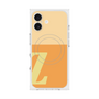 プレミアムスクエアケース with MagSafe［ オリジナル - initial two tone - Z orange ］