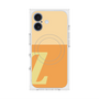 プレミアムスクエアケース with MagSafe［ オリジナル - initial two tone - Z orange ］