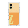 プレミアムスクエアケース with MagSafe［ オリジナル - initial two tone - Z orange ］