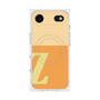 プレミアムスクエアケース with MagSafe［ オリジナル - initial two tone - Z orange ］
