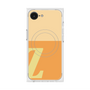 プレミアムスクエアケース with MagSafe［ オリジナル - initial two tone - Z orange ］
