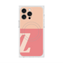 プレミアムスクエアケース with MagSafe［ オリジナル - initial two tone - Z pink ］
