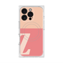プレミアムスクエアケース with MagSafe［ オリジナル - initial two tone - Z pink ］