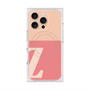 プレミアムスクエアケース with MagSafe［ オリジナル - initial two tone - Z pink ］