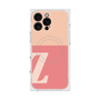 プレミアムスクエアケース with MagSafe［ オリジナル - initial two tone - Z pink ］