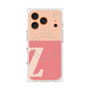 プレミアムスクエアケース with MagSafe［ オリジナル - initial two tone - Z pink ］