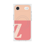 プレミアムスクエアケース with MagSafe［ オリジナル - initial two tone - Z pink ］