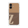プレミアムスクエアケース with MagSafe［ オリジナル - initial two tone - Z brown ］