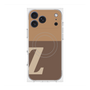 プレミアムスクエアケース with MagSafe［ オリジナル - initial two tone - Z brown ］