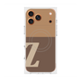 プレミアムスクエアケース with MagSafe［ オリジナル - initial two tone - Z brown ］