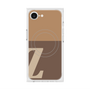 プレミアムスクエアケース with MagSafe［ オリジナル - initial two tone - Z brown ］