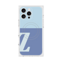 プレミアムスクエアケース with MagSafe［ オリジナル - initial two tone - Z blue ］