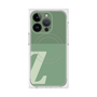 プレミアムスクエアケース with MagSafe［ オリジナル - initial two tone - Z green ］